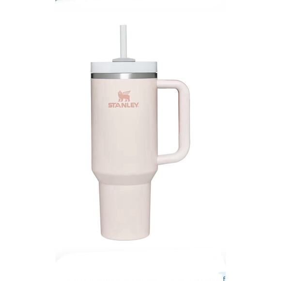 Stanley Quencher H2.0 FlowState 30 fl oz Rose Quartz Blush Soft Pink *no Straw* - Picture 1 of 9